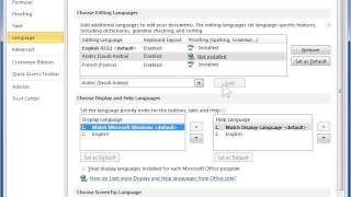 Excel 2010 Enable Editing of Multiple Languages in Office Programs [upl. by Notsyrb]