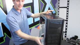 Antec 300 Three Hundred Computer Case Unboxing amp First Look Linus Tech Tips [upl. by Themis722]