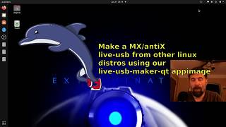 Make a MXantiX liveusb from other linux distros with the liveusbmakerqt appimage [upl. by Yerhcaz]