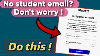 How to make Unidays Student id and Verify it  UNIDAYS Student discount offer 2024 [upl. by Atteuqahs]