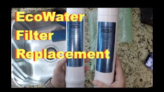 EcoWater Osmosis Filter Replacement [upl. by Gwenora]