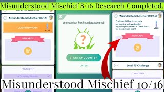 Misunderstood Mischief 816 Research Pokemon Go  Pokemon Go Halloween Research  Pokemon Go Event [upl. by Enotna]