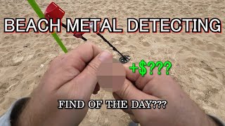 Beach Metal Detecting  Coolum Beach  Minelab Vanquish 340 [upl. by Ahsyt86]