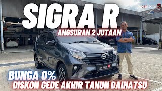 Banting Harga Tebus Murah⁉️Review Daihatsu Sigra 12 Type R Terbaru 2024 [upl. by Dualc]