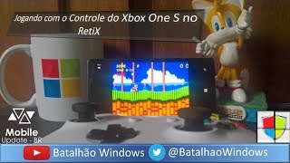 Jogando com o controle do Xbox One S no Retrix [upl. by Annek287]