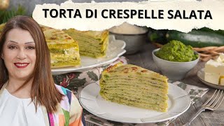 Rivisitazione Da Leccarsi i Baffi Torta di Crespelle Salata al Pesto [upl. by Orazio933]