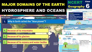 HYDROSPHERE AND OCEANS  MAJOR DOMAINS OF THE EARTH Geography Class6 NCERT MCQLittleMastery [upl. by Balmuth995]