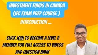 Investment Funds in Canada IFC Course Introduction IFC IFIC investmentfundsincanada [upl. by Laris]