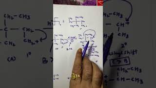 Organic chemistry  carbocation rearrangement  find out number of 12shift devendersinghsir [upl. by Guenzi]