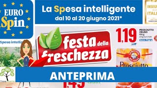 VOLANTINO EUROSPIN dal 10 al 20 Giugno 2021 [upl. by Ailhad]