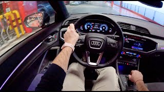 2023 Audi Q3 II Sportback 20 35 TDI 150HP  POV Test Drive 1517 Joe Black [upl. by Jordon344]