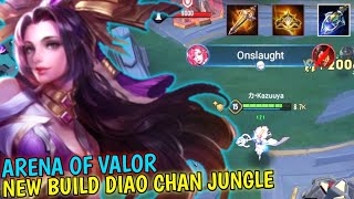 AOV  NEW BUILD DIAO CHAN JUNGLE  BEST BUILD DIAO CHAN  ARENA OF VALOR GAMEPLAY [upl. by Aseel56]