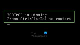 bootmgr is missing press ctrlaltdel to restart windows 7 dell hp [upl. by Naharba460]