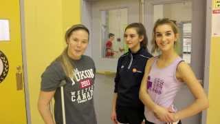 FH Collins Sport School Visit  Arctics Athletes train with Stephanie Dixon [upl. by Eniortna]