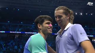 2024 Nitto ATP Finals Zverev vs Alcaraz Highlights [upl. by Avril]