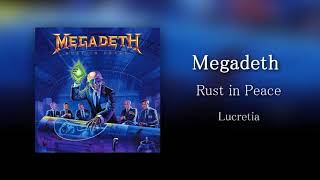 Megadeth  Lucretia Guitar Backing Track with Tabs [upl. by Inafetse]