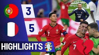 full penalty shootout Portugal vs France euro 2024 fan cam [upl. by Narine]