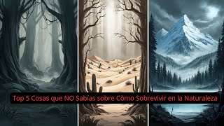 🌲 Top 5 COSAS que NO SABÍAS para SOBREVIVIR en la NATURALEZA 🌄  Trucos de Supervivencia [upl. by Dareg]