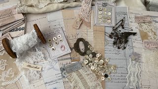 Let’s start making a Haberdashery journal journal haberdashery lace ​⁠ [upl. by Ahsemik]