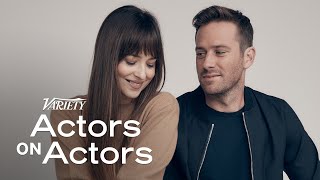 Armie Hammer amp Dakota Johnson  Actors on Actors  Full Conversation [upl. by Marino]