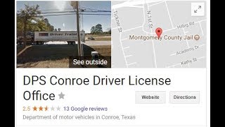 Conroe Texas Driving Route For Driving Test [upl. by Twyla]