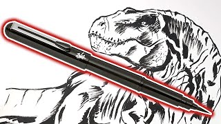 Pentel brush pen review and comparison Pentel pocket art [upl. by Darby]