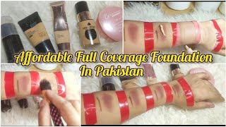 Affordable Full Coverage Foundation In Pakistan 🖌️✨ Full Demo Of Full Coverage Foundation [upl. by Domel984]