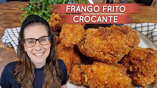 O MELHOR FRANGO FRITO SUPER CROCANTE E DELICIOSO [upl. by Kimberlee528]