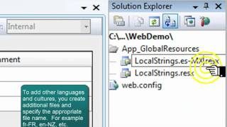 ASPNET 35 Globalization and Localization Tutorial [upl. by Land]