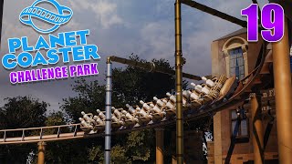 Planet Coaster Challenge Park  Part 19  Steam Punk ROLLER COASTER [upl. by Yelwar]