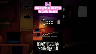 Five Nights At Freddy’s Security Breach 🎛️ The Mazercise control panel fnafsecuritybreach fnaf [upl. by Sunshine]