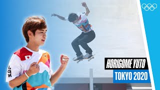 🇯🇵 The Best of Horigome Yuto 🛹 at Tokyo 2020  Athletes Highlights [upl. by Selinski289]