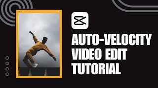 Auto Velocity Edit Tutorial How To Create This Velocity Edit In One Click On CapCut PC [upl. by Heurlin]