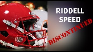 BREAKING  Riddell Speed Discontinued [upl. by Gilbye]