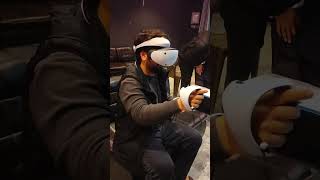 new technology FIRST EXPERIENCE VR GAMING horizoncallofthemountainVR2 [upl. by Sibylla705]