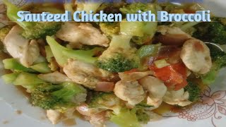 Sauteed Chicken with Broccoli [upl. by Ymmak]