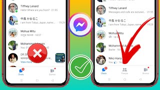 How to Fix Messenger People Option Not Showing Problem  People Option Missing on Messenger [upl. by Moreville]