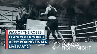 LIVE Forces Fight Night Part 2 Army Boxing Finals 2024 [upl. by Laiceps925]