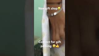 New gift shop 🤣 gift packing🎉🤣 funny shortvideo shortsvideo shorts [upl. by Allin]