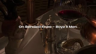 On Bended Knee  Boyz II Men female karaoke instrumental with lyrics by Roommate Project [upl. by Sonstrom]