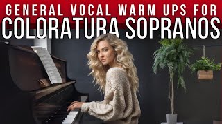 ❤️ Coloratura Soprano Daily Warm Up Exercises  Improve Full Range amp Breath Support For High Soprano [upl. by Ynnij]