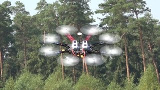 Octocopter Flugvideo Teil 1 05 [upl. by Cann]