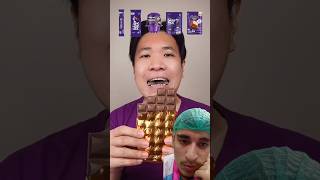 ASMR Eating Chocolate 🍫🍫eatingemojichallenge chocolate eattingsounds shortvideo [upl. by Alroy450]