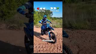 Electric dirt bike vs gas bike Who wins [upl. by Lorianne]