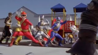 Power Rangers Wild Force  The Flute  Kids DancePower Rangers vs Flute Org [upl. by Lilia]