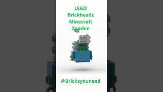 Lego Brickheadz 40626 Minecraft Zombie Animated Build [upl. by Frager]