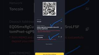 Hamstr Deposit Address and Memo Address for binance airdrop [upl. by Ecela]