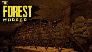 CAVE CELLAR The Forest Modded S2 Episode 37 [upl. by Rolyak]