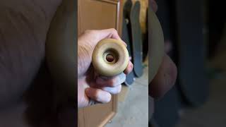 How to Remove Skateboard Wheel Graphics skateboarding howto [upl. by Vaish781]