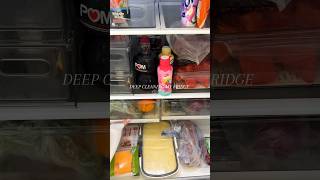 Deep cleaning my fridge before a big restock 🫧🩷🤭💫 asmr [upl. by Lleoj]